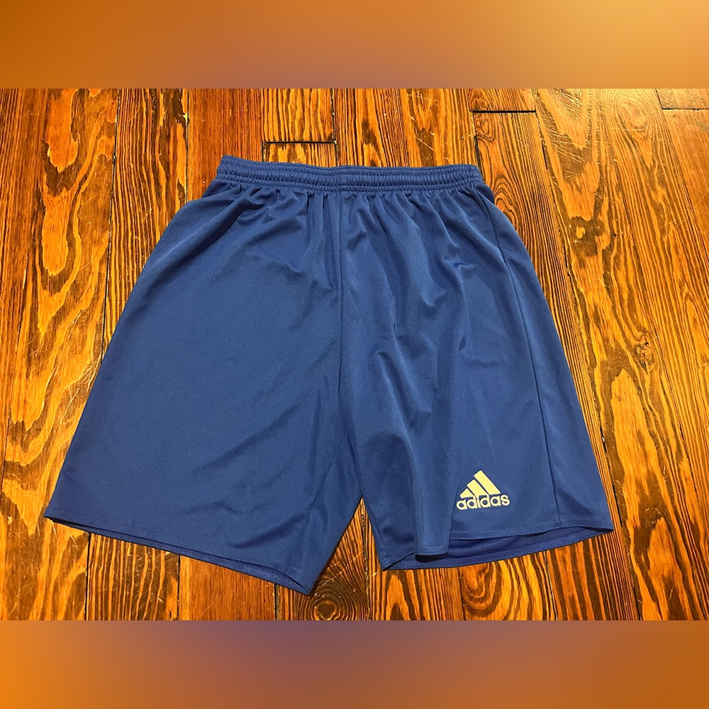 Adidas Blue Basketball Shorts (Youth L, like new condition)